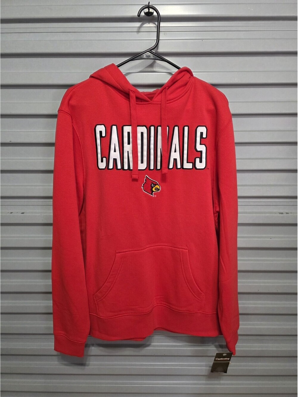 Louisville Cardinals Red Pullover Hoodie Cardinals Front Logo Captivating Medium